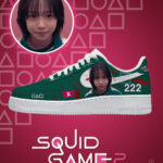 Player 222 Squid Game AF1 Low Top Shoes Version 2