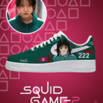 Player 222 Squid Game AF1 Low Top Shoes Version 3