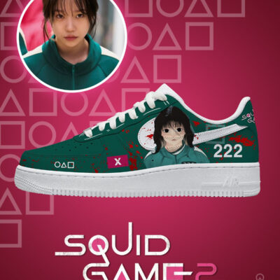 Player 222 Squid Game AF1 Low Top Shoes Version 3