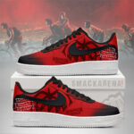 Red Final Battle Stranger Things AF1 Shoes