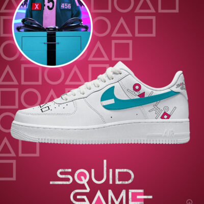 Sale Players Squid Game AF1 Low Top Shoes