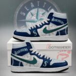 Seattle Mariners MLB AJ1 High Top Shoes