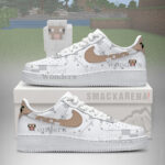 Sheep Minecraft AF1 Shoes