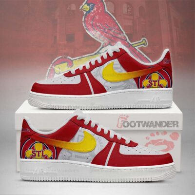 St. Louis Cardinals MLB AF1 Low Top Shoes