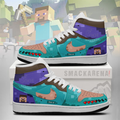 Steve Minecraft AJ1 Shoes Version 1