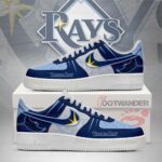 Tampa Bay Rays MLB AF1 Low Top Shoes