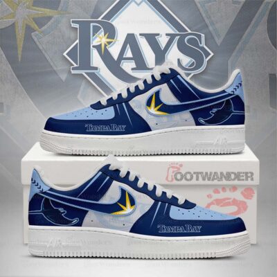 Tampa Bay Rays MLB AF1 Low Top Shoes