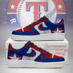Texas Rangers MLB AF1 Low Top Shoes