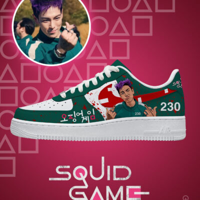 Thanos Squid Game AF1 Low Top Shoes