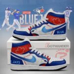 Toronto Blue Jays MLB AJ1 High Top Shoes