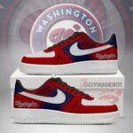 Washington Nationals MLB AF1 Low Top Shoes