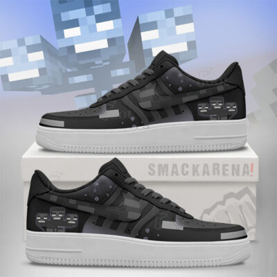 Wither Minecraft AF1 Low Shoes