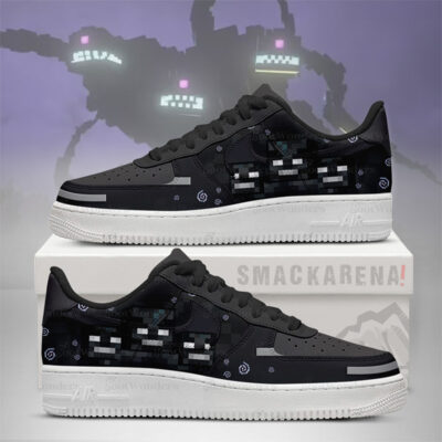 Wither Minecraft AF1 Shoes Version 2