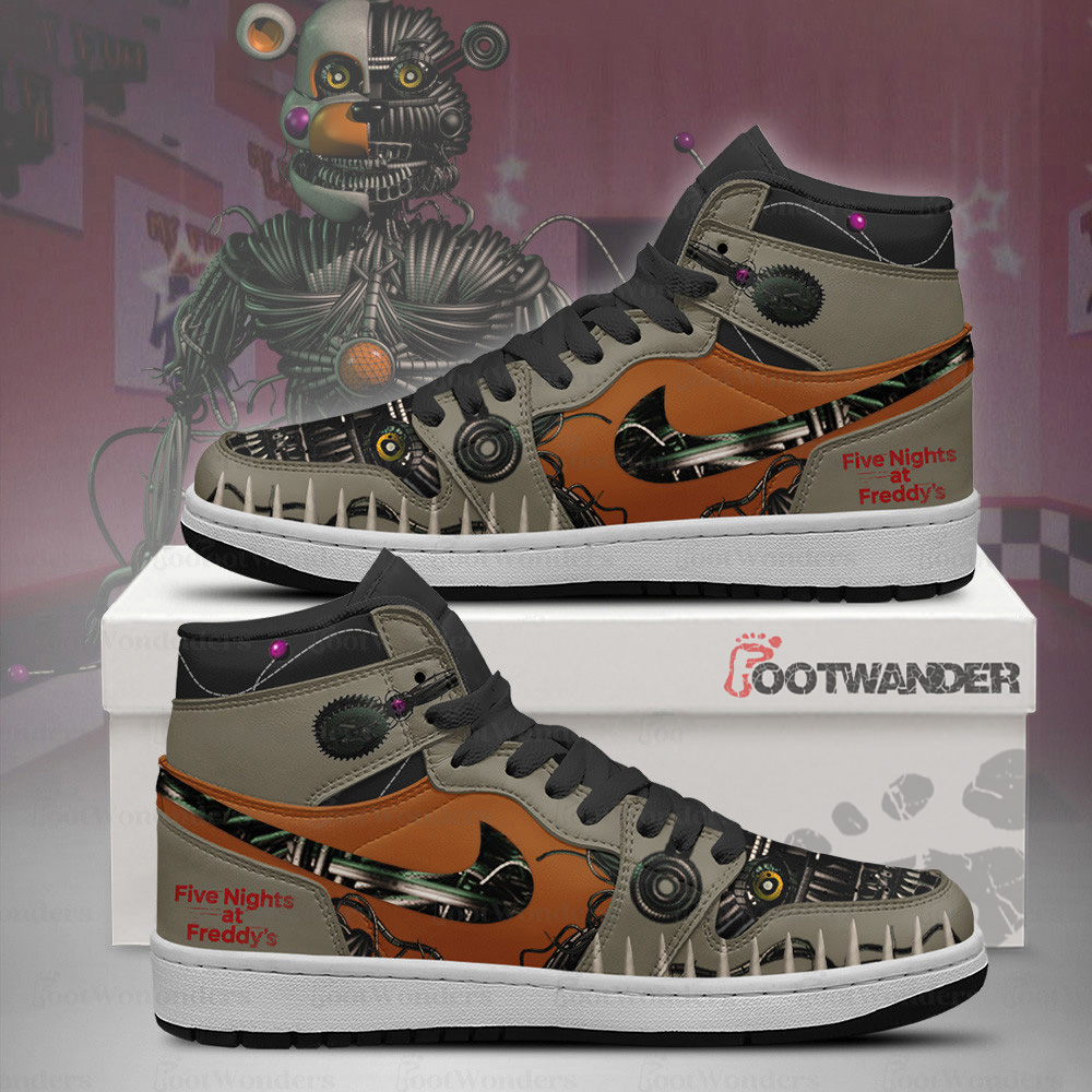 Yenndo Five Nights At Freddy's AJ1 Shoes