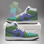 Zombie Minecraft AJ1 High Shoes