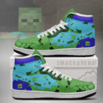 Zombie Minecraft AJ1 Shoes Version 1