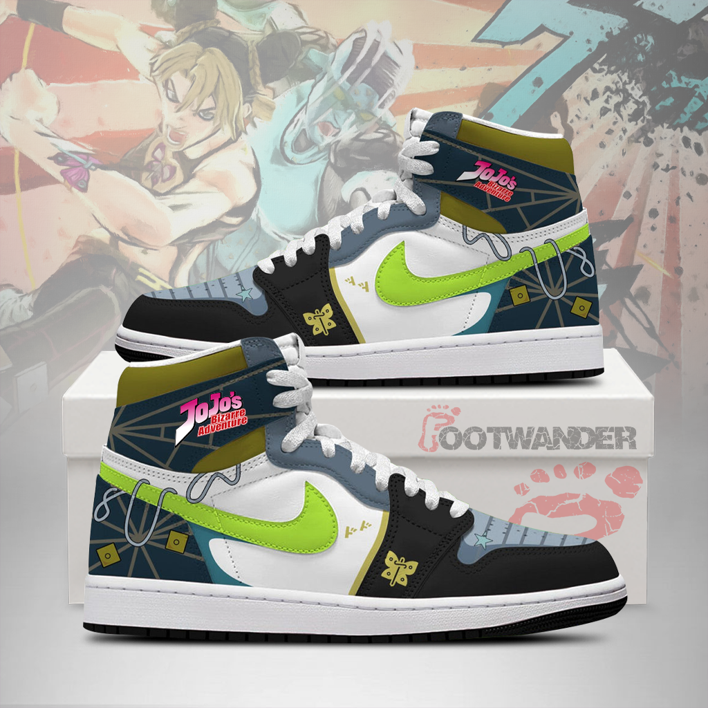 Jolyne Cujoh V.1 JoJo's Bizarre Adventure AJ1 High Shoes