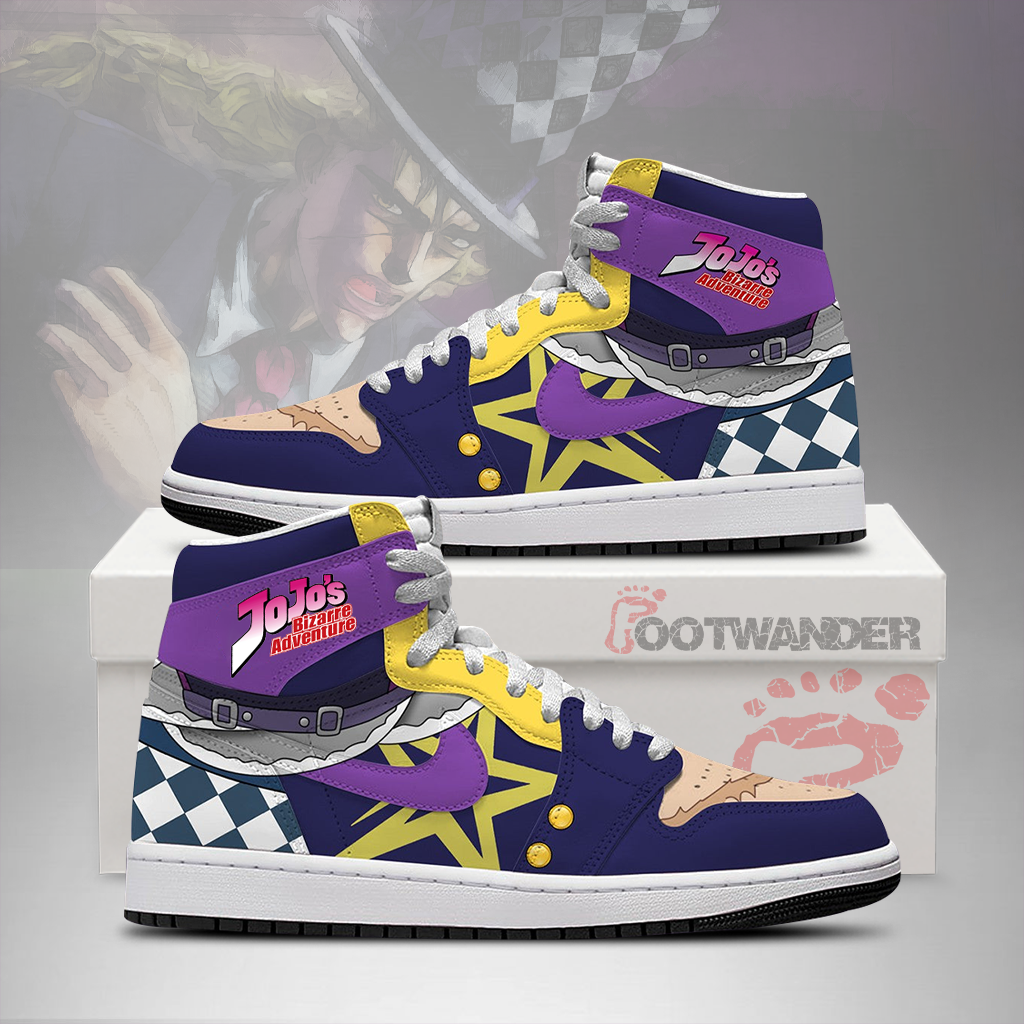 Robert E. O. Speedwagon V.2 JoJo's Bizarre Adventure AJ1 High Shoes