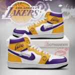 Los Angeles Lakers NBA AJ1 High Shoes Version 1