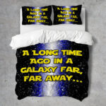 A Long Time Ago In A Galaxy Far Star Wars Bedding Set