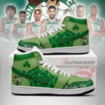 Boston Celtics NBA AJ1 High Shoes Version 2