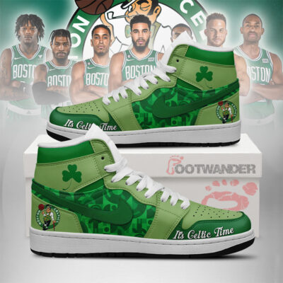 Boston Celtics NBA AJ1 High Shoes Version 2