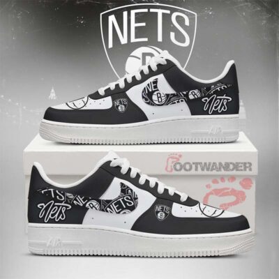 Brooklyn Nets NBA AF1 Shoes