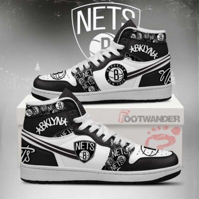 Brooklyn Nets NBA AJ1 High Shoes