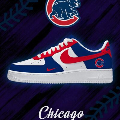 Chicago Baseball AF1 Shoes 2