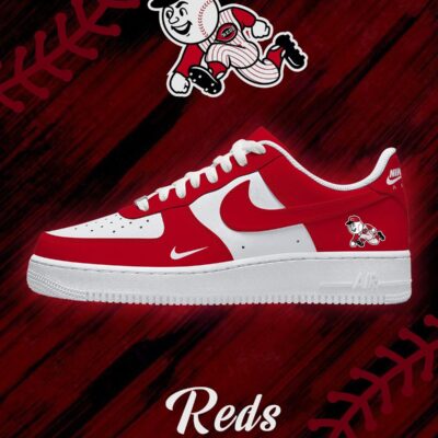 Cincinnati Baseball AF1 Shoes