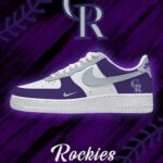 Colorado Baseball AF1 Shoes