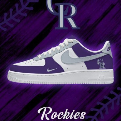Colorado Baseball AF1 Shoes