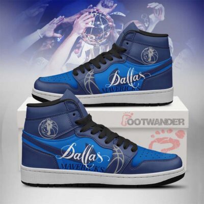 Dallas Mavericks NBA AJ1 High Shoes Version 2