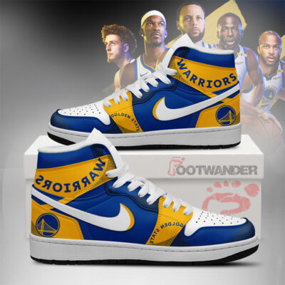 Golden State Warriors NBA AJ1 High Shoes