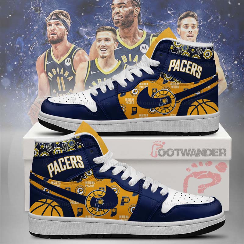 Indiana Pacers NBA AJ1 High Shoes