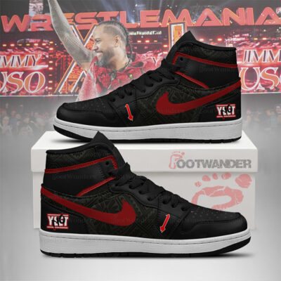 Jimmy Uso WWe Survivor Series AJ1 Shoes