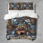 Mandalorian Star Wars Bedding Set