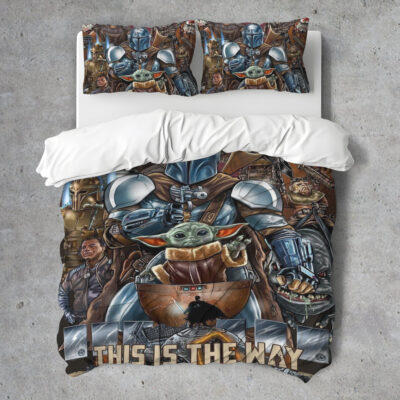 Mandalorian Star Wars Bedding Set