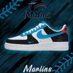 Miami Baseball AF1 Shoes