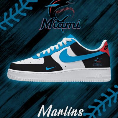 Miami Baseball AF1 Shoes