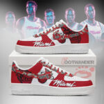 Miami Heat NBA AF1 Shoes Version 2