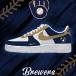 Milwaukee Baseball AF1 Shoes