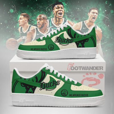 Milwaukee Bucks NBA AF1 Shoes