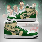 Milwaukee Bucks NBA AJ1 High Shoes