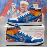 Oklahoma City Thunder NBA AJ1 High Shoes