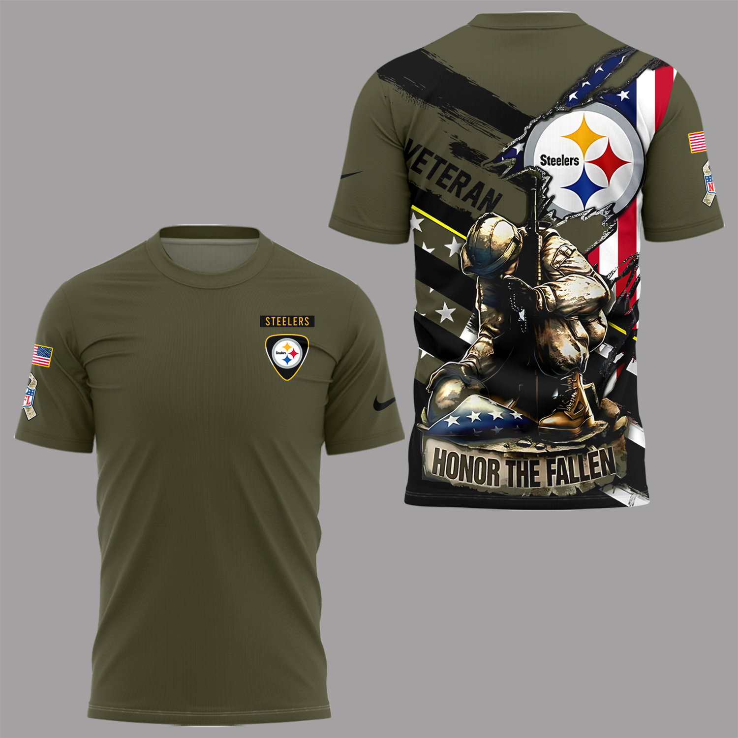 P.Steelers Salute To Service Shirt Version 2 - Image 2