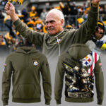 P.Steelers Salute To Service Veteran Hoodie