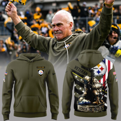 P.Steelers Salute To Service Veteran Hoodie