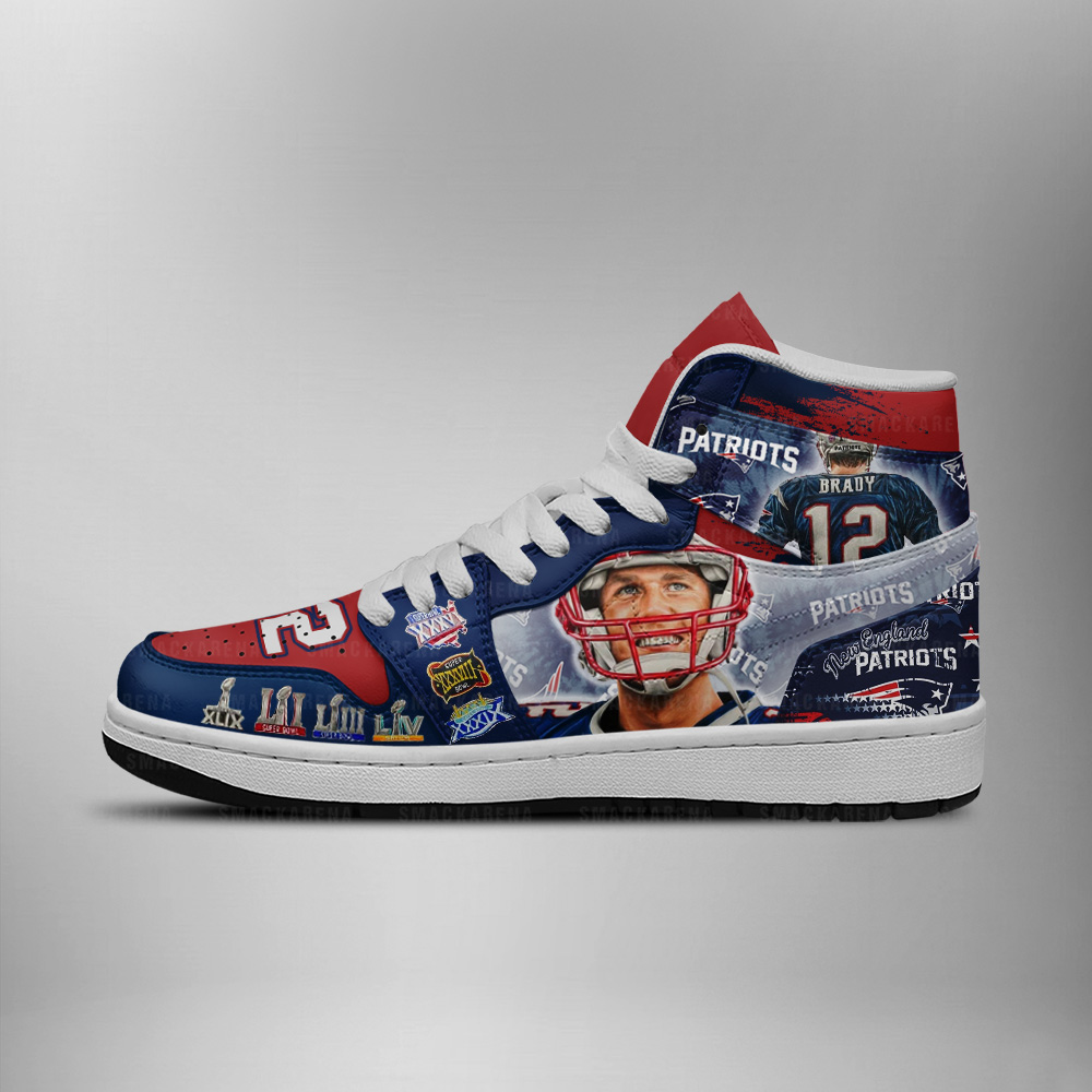 Brady New England Patriots AJ1 Shoes - Image 3