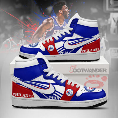 Philadelphia 76ers NBA AJ1 High Shoes Version 2